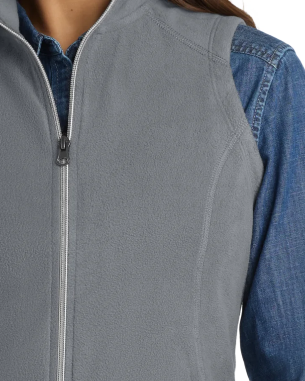 Closeup of a L226 Port Authority Ladies Microfleece Vest